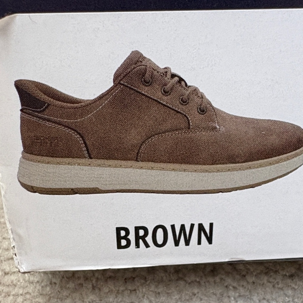NWT/NIB Skechers Men’s Brown Hands Free Swift Fit Casual Shoes - Picture 6 of 7